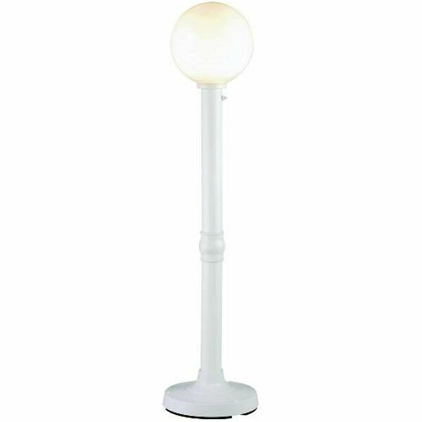 Brilliantbulb Moonlite 35 in. Table Lamp 08721 with 3 in. white tube body and white globe BR2632160